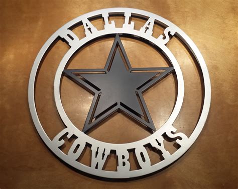 Dallas Cowboys Metal Wall Art Large