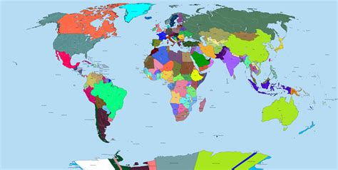 World Political Map V.2. by DinoSpain on DeviantArt