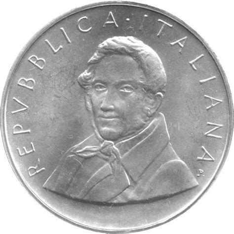 Italien 500 Lire 1985 - 200. Geburtstag von Alessandro Manzoni - Silb ...