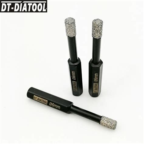 DT0 DIATOOL 2pieces Set Dia 28mm Vacuum Brazed Dry Diamond Drilling