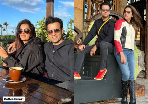 Khatron Ke Khiladi 13 Sheezan Khan Poses With Rohit Roy Aishwarya