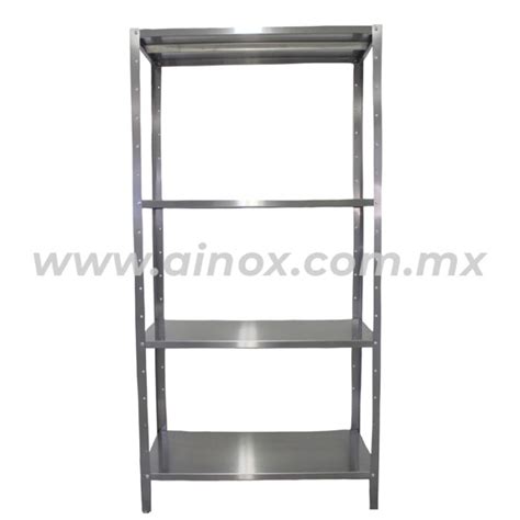 Anaquel Tipo Liso En Acero Inoxidable Ainox