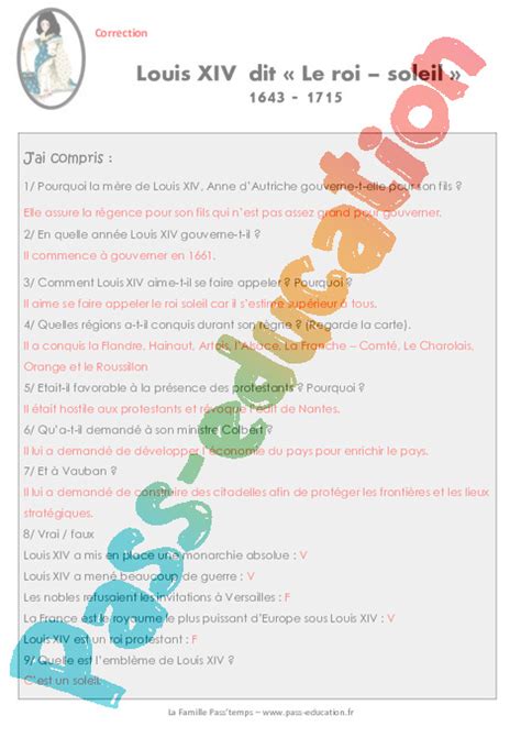 Le temps des rois Cm1 Séquence complète La Famille passtemps