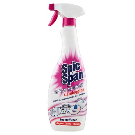 Wybielacz Spray Spic Span Pianka Z Wybielaczem W Sprayu 750ml