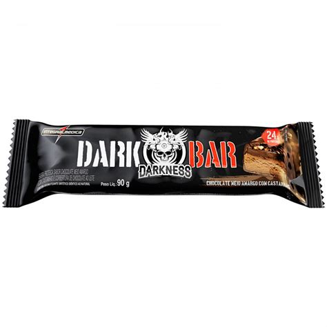 Dark Bar Integral Médica Darkness Chocolate Meio Amargo Com Castanhas 90g