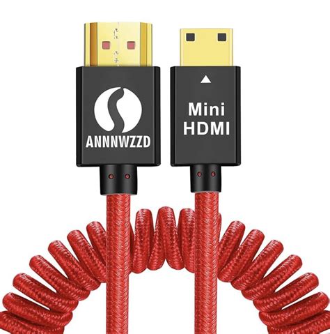 Yahoo オークション ANNNWZZD MINI HDMI to HDMI 4K 1080p 5m 赤