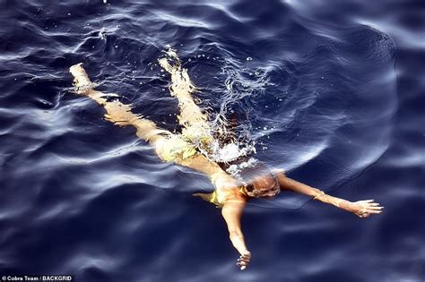 Nicole Scherzinger PICTURE EXCLUSIVE Star Shows Off Physique In A TINY Yellow Bikini In