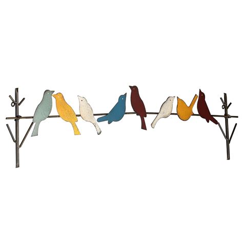amazoncom wenbery metal birds wall art metal birds wall decor art