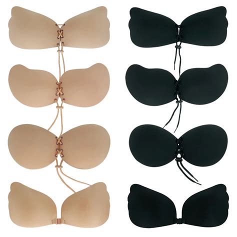 Invisible Strapless Adhesive Stick Bra Strapless Push Up Bras Women Sexy Backless Lingerie