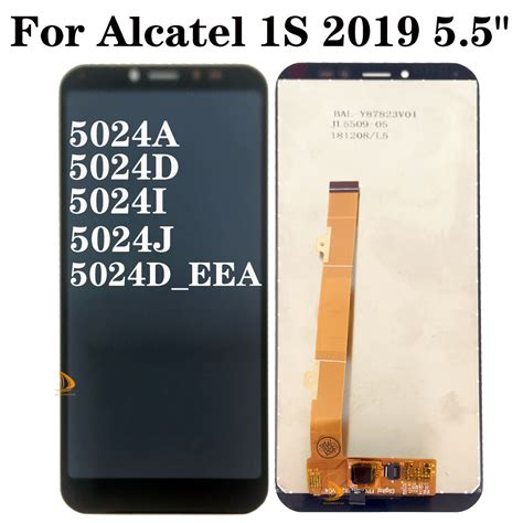 F Alcatel 1S 5024A 5024D 5024I 5024J 5024D_EEA LCD Display Touch Screen ...