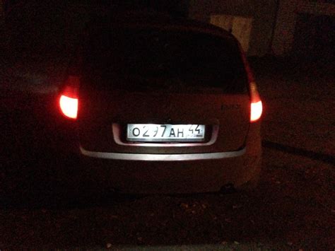 задиодил габариты и подсветку номера — Lada Калина Хэтчбек (1G), 1,6 л ...