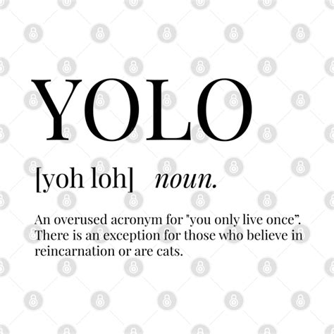 Yolo Definition Yolo T Shirt Teepublic