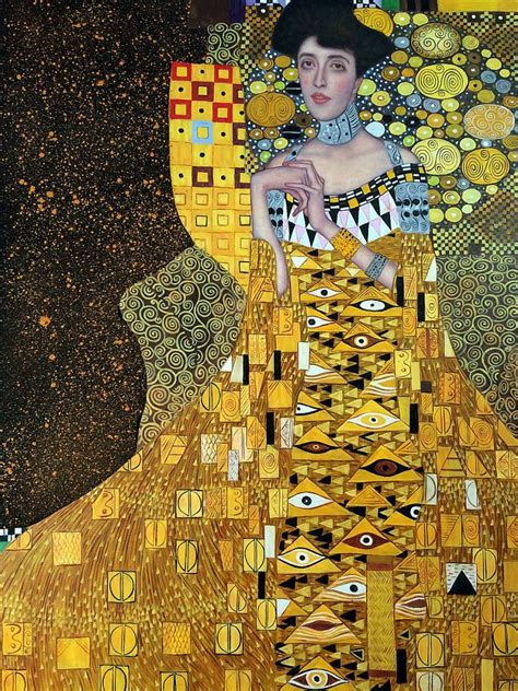 Portrait Of Adele Bloch Bauer I 1907 Gustav Klimt