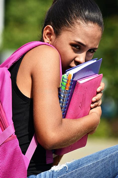 Fearful Latina Female Stock Photo Image Of Scared Female