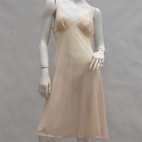 Nude Slip Dress Women Etsy