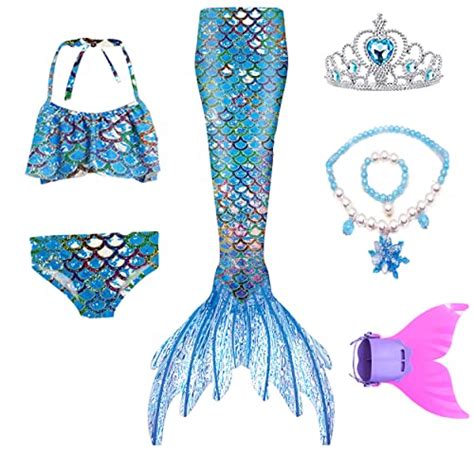 MAYAIO Maillot de bain pièces pour fille Queues de sirène pour la natation Princesse Bikini