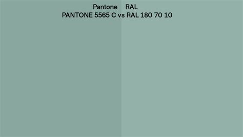 Pantone 5565 C Vs Ral Ral 180 70 10 Side By Side Comparison