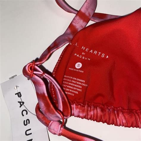 Size Small Pink Tie Dye Bikini Top Originally Depop