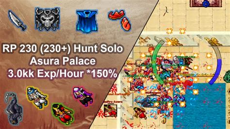 Tibia Royal Paladin 230 230 Solo Hunt Port Hope Asura Palace 3