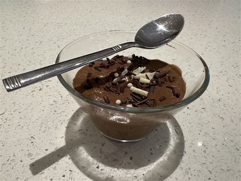 Two Ingredient Chocolate Mousse R 15minutefood