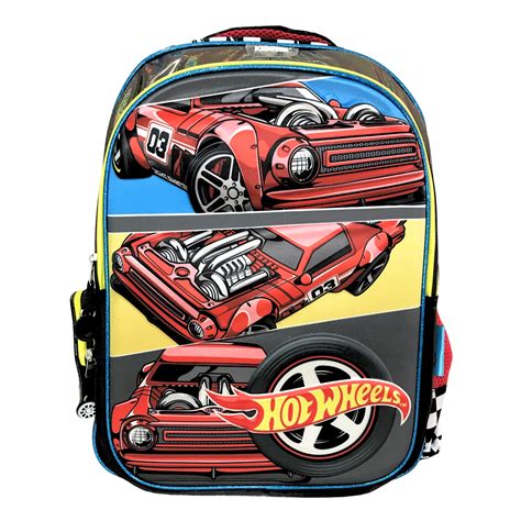 Mochila Escolar Primaria Hot Wheels