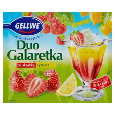 Gellwe Magic Galaretki Smak Truskawka Cytryna 75 G Megasam24 Pl