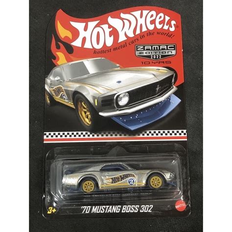 風火輪 hot wheels 70 福特 ford 野馬 mustang boss 302 zamac 限量 精裝 膠胎 蝦皮購物