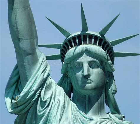 Statue of liberty. Close up of the Statue of Liberty New York showing the head o , #AFFILIATE, # ...