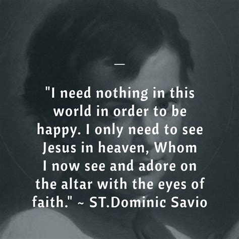 Stdominic Savio Saint Quotes Catholic Saint Quotes Inspiritional