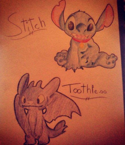 Stitch And Toothless By Katycat14 On Deviantart