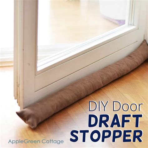 Diy Door Draft Stopper Easy And Effective Applegreen Cottage