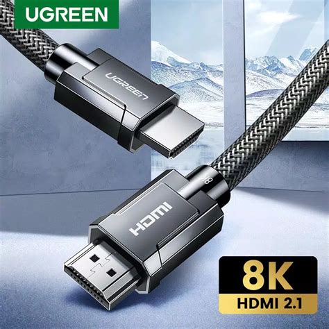 Pro X Technology UGREEN 70319 HDMI V2 1 Cable 8K 60Hz 4K 120Hz 48Gbps