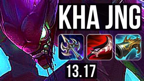 KHA ZIX Vs KAYN JNG 13 1 9 Legendary 400 Games NA Master 13