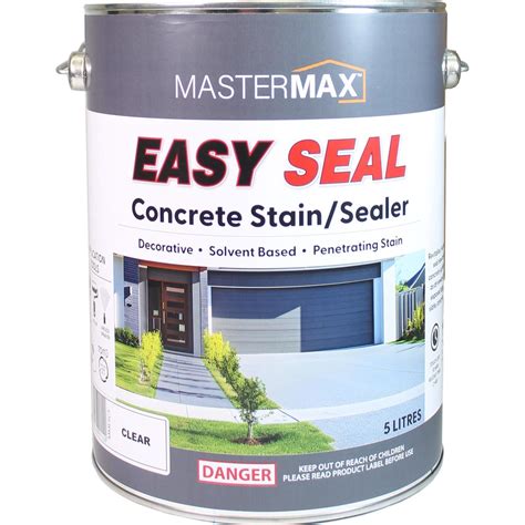 Mastermax | Easy Seal Concrete Stain/Sealer Solvent Based 5L Clear