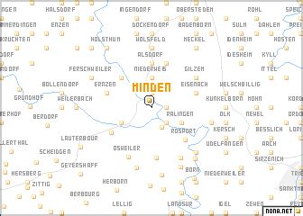 Minden (Germany) map - nona.net