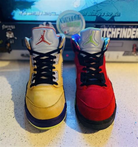 Nike What the Jordan 5 yellow red SZ-9 | Grailed