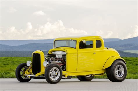 Classic Car Yellow Hot Rod Free Photo On Pixabay Pixabay