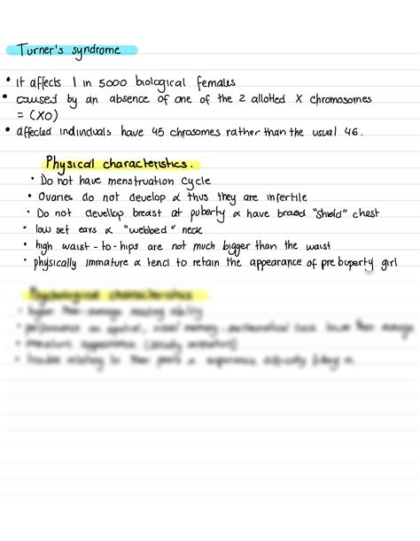 Solution Gender Unit Atypical Sex Chromosomes Pattern A Level Y Studypool