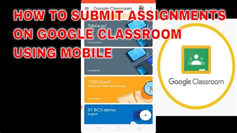 How To Submit Assignments On Google Classroom Using Mobile YouTube