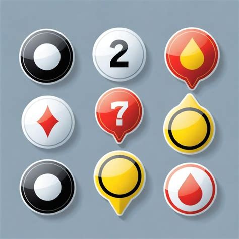 premium vector  red  yellow button   black arrow