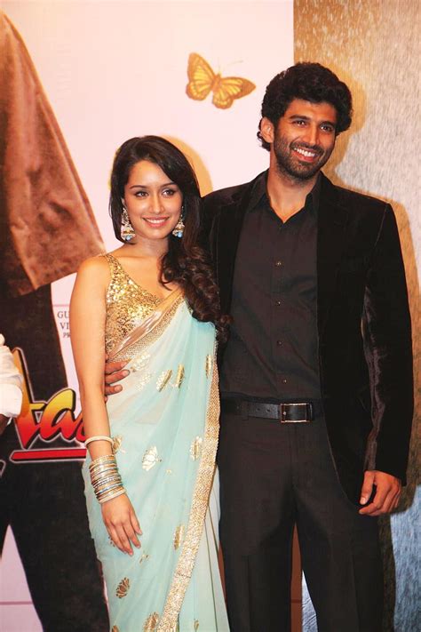 Aditya Roy Kapur With Shraddha Kapoor At The First Look Launch Of Film