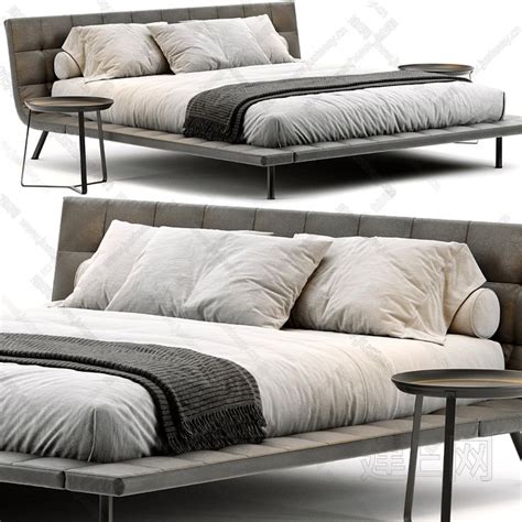 Современная кожаная двуспальная кровать Poliform in 2022 | Bed, Home ...