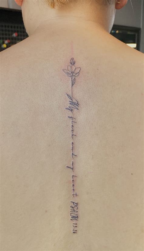 Stunning Spine Tattoo Design in Auckland NZ | DH Tattoo