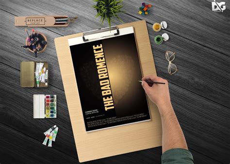 face poster psd template