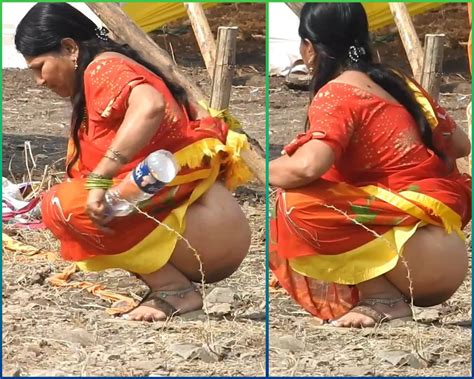 Beautiful Aunty Full Ass Captured While Pissing ThisVid