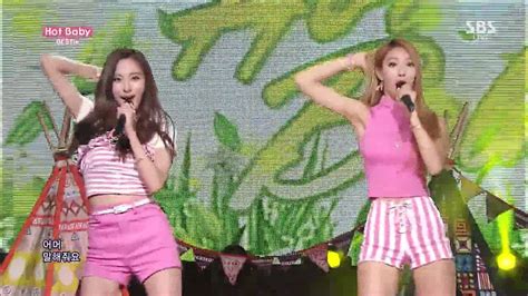 인기가요 베스티 hot baby YouTube
