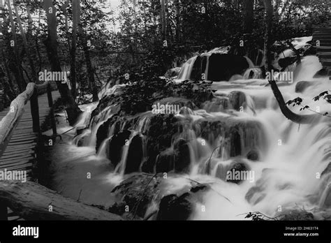 waterfalls in plitvice national park,croatia Stock Photo - Alamy