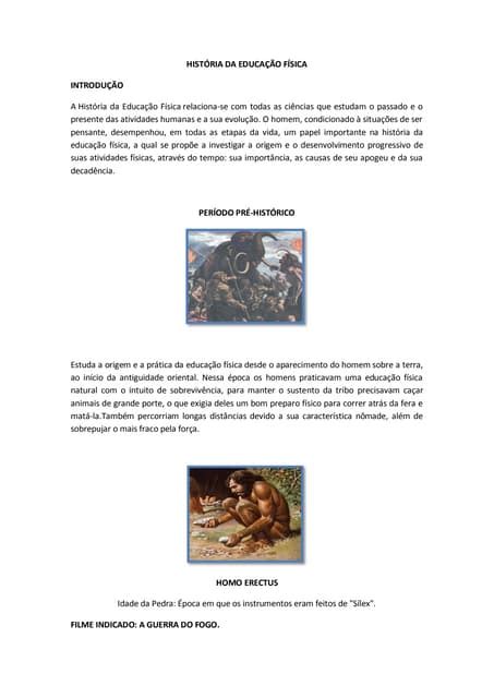 A História Da Ed Física - Historia da Educação Física | PPT