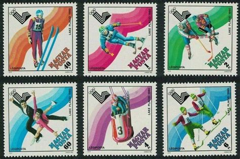 Hungary Lake Placid Olympic Games Mnh