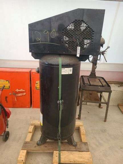 60 Gallon upright air compressor - Schmid Auction
